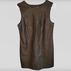BB Dakota faux leather sleeveless dress